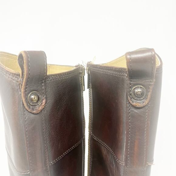 Frye Melissa Harness Inside Zip Riding Boot - Picture 10 of 14
